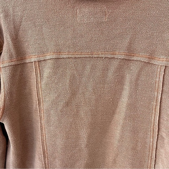 Anthropologie Pilcro Shirt Shacket Utility Jacket Coral XS - Picture 8 of 16